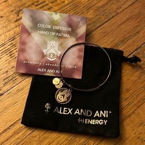 Alex and Ani Hand of Fatima bangle